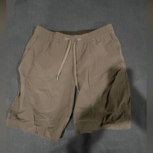 Slate gray lululemon bowline shorts 8 inches